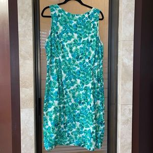 Boden Silk-Blend Midi Sheath Dress